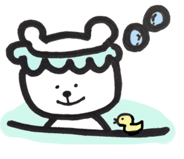 warm and fuzzy bear's sticker #4227715