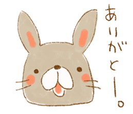 hitokoto Rabbit sticker #4227864