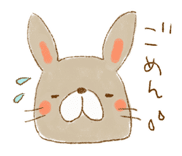 hitokoto Rabbit sticker #4227865