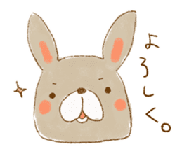 hitokoto Rabbit sticker #4227867