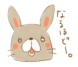 hitokoto Rabbit sticker #4227871