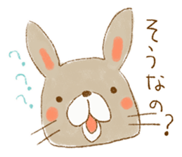 hitokoto Rabbit sticker #4227875