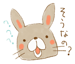 hitokoto Rabbit sticker #4227875