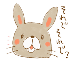 hitokoto Rabbit sticker #4227878