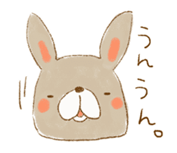 hitokoto Rabbit sticker #4227880