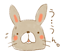 hitokoto Rabbit sticker #4227883