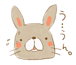 hitokoto Rabbit sticker #4227883