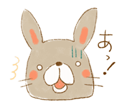 hitokoto Rabbit sticker #4227886