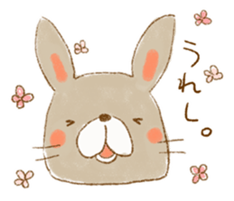 hitokoto Rabbit sticker #4227888