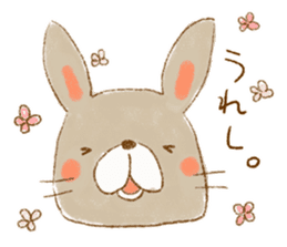 hitokoto Rabbit sticker #4227888