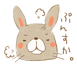 hitokoto Rabbit sticker #4227890