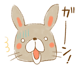 hitokoto Rabbit sticker #4227893