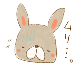 hitokoto Rabbit sticker #4227894