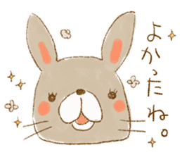 hitokoto Rabbit sticker #4227896
