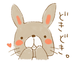 hitokoto Rabbit sticker #4227898