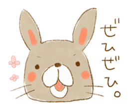 hitokoto Rabbit sticker #4227900