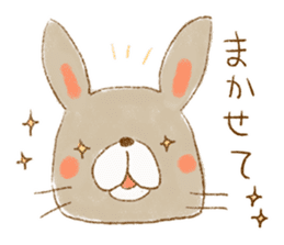 hitokoto Rabbit sticker #4227901