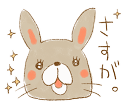 hitokoto Rabbit sticker #4227902