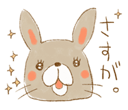 hitokoto Rabbit sticker #4227902