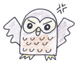 Ho-kun the owl sticker #4228159