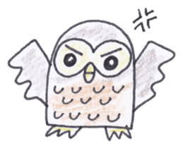 Ho-kun the owl sticker #4228159