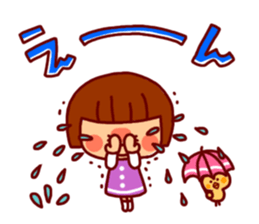 Daily Sticker-girl&animals- sticker #4228847