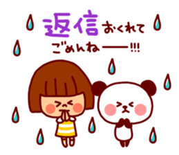 Daily Sticker-girl&animals- sticker #4228861