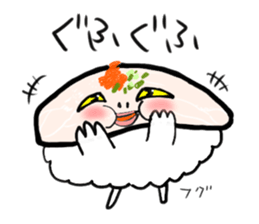 friends with sushi7 sticker #4229283