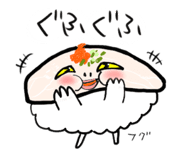 friends with sushi7 sticker #4229283