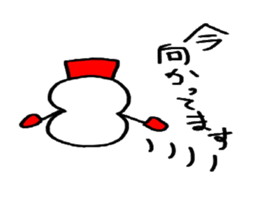 Snowman and his friends sticker #4229356