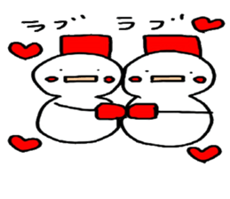 Snowman and his friends sticker #4229357