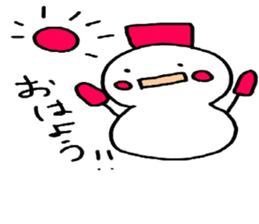 Snowman and his friends sticker #4229361