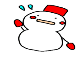 Snowman and his friends sticker #4229363