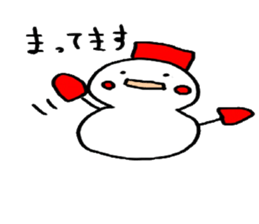 Snowman and his friends sticker #4229369