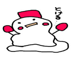 Snowman and his friends sticker #4229374