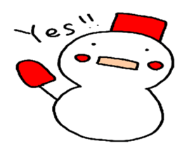 Snowman and his friends sticker #4229377