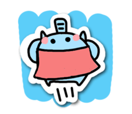 Elephant and chick sticker #4229509