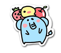 Elephant and chick sticker #4229520