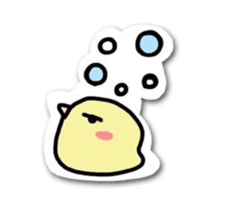 Elephant and chick sticker #4229530