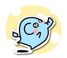 Elephant and chick sticker #4229541