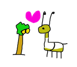 Animal pouse word sticker #4229950