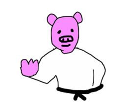 Animal pouse word sticker #4229965