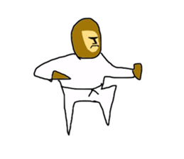 Animal pouse word sticker #4229971