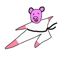 Animal pouse word sticker #4229976