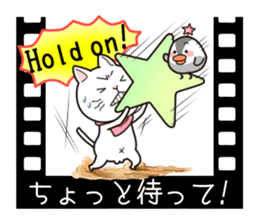 SUPER CAT & ALIEN [Japanese subtitles] sticker #4230228