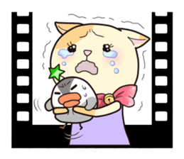SUPER CAT & ALIEN [Japanese subtitles] sticker #4230242