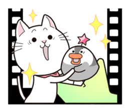 SUPER CAT & ALIEN [Japanese subtitles] sticker #4230243