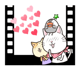 SUPER CAT & ALIEN [Japanese subtitles] sticker #4230256