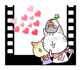 SUPER CAT & ALIEN [Japanese subtitles] sticker #4230256