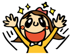 Hapiko and family, Heartwarming sticker sticker #4230476